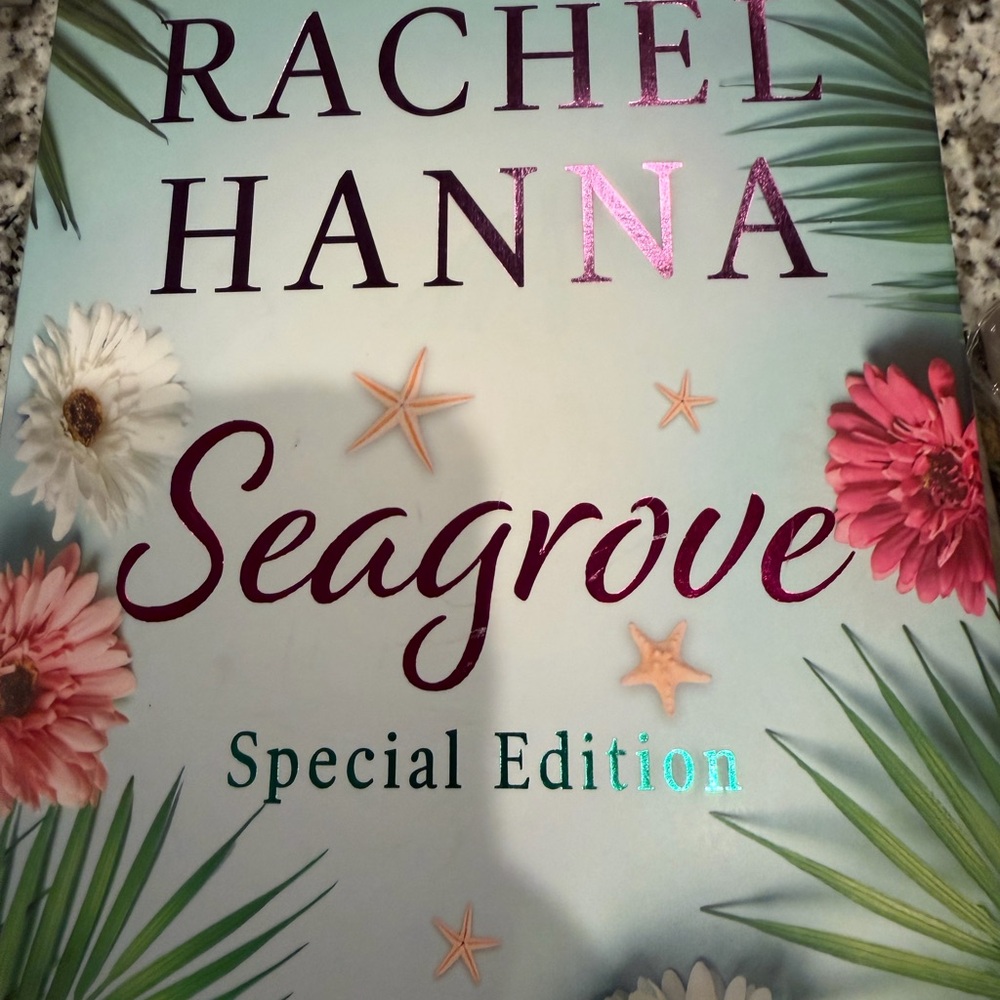 Seagrove Special Edition Decorative Book Cover - Seafoam & Pink
